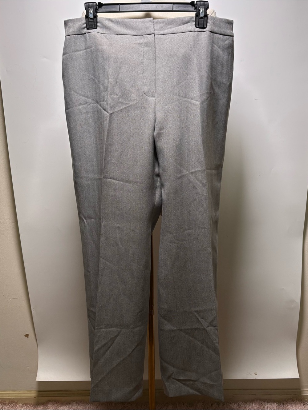 Evan Picone Light Gray Dress Pants Size 16P